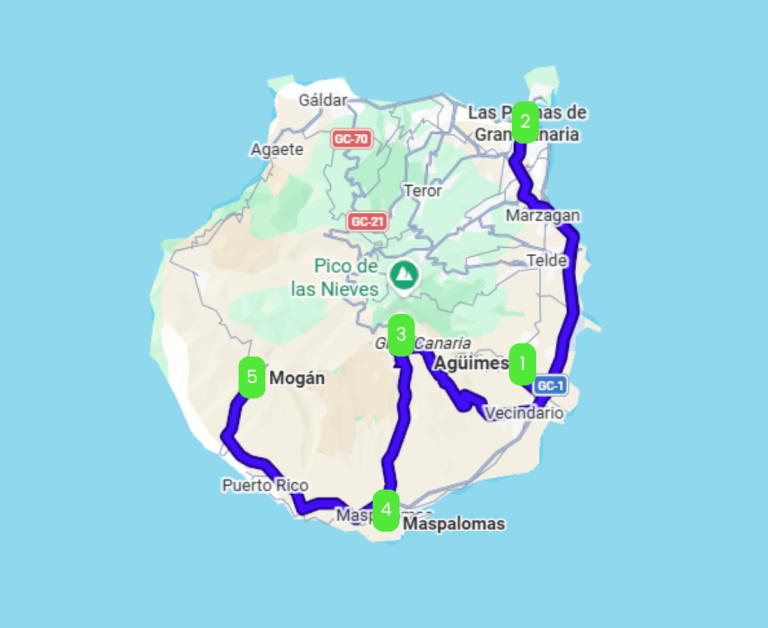 Mapa de EL PEQUEÑO CONTINENTE