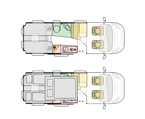 Alquiler 4 plazas Adria Twin Sport 640 en Marín