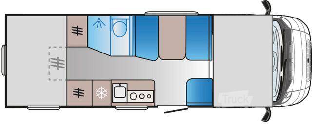 Alquiler 6 plazas Sun Living A75DP en Sevilla