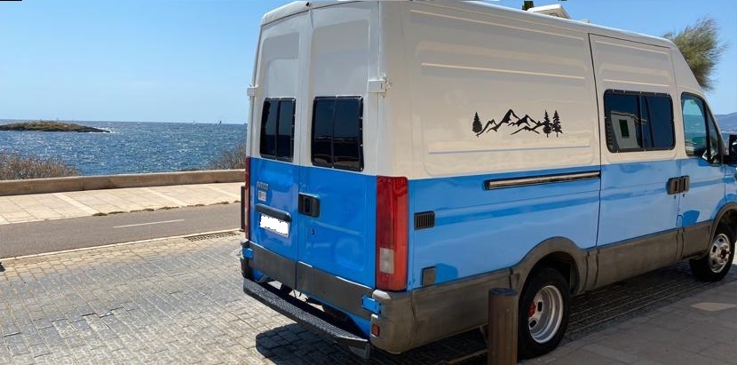 Alquiler 2 plazas CamperVan L3/H2 Iveco en Mallorca