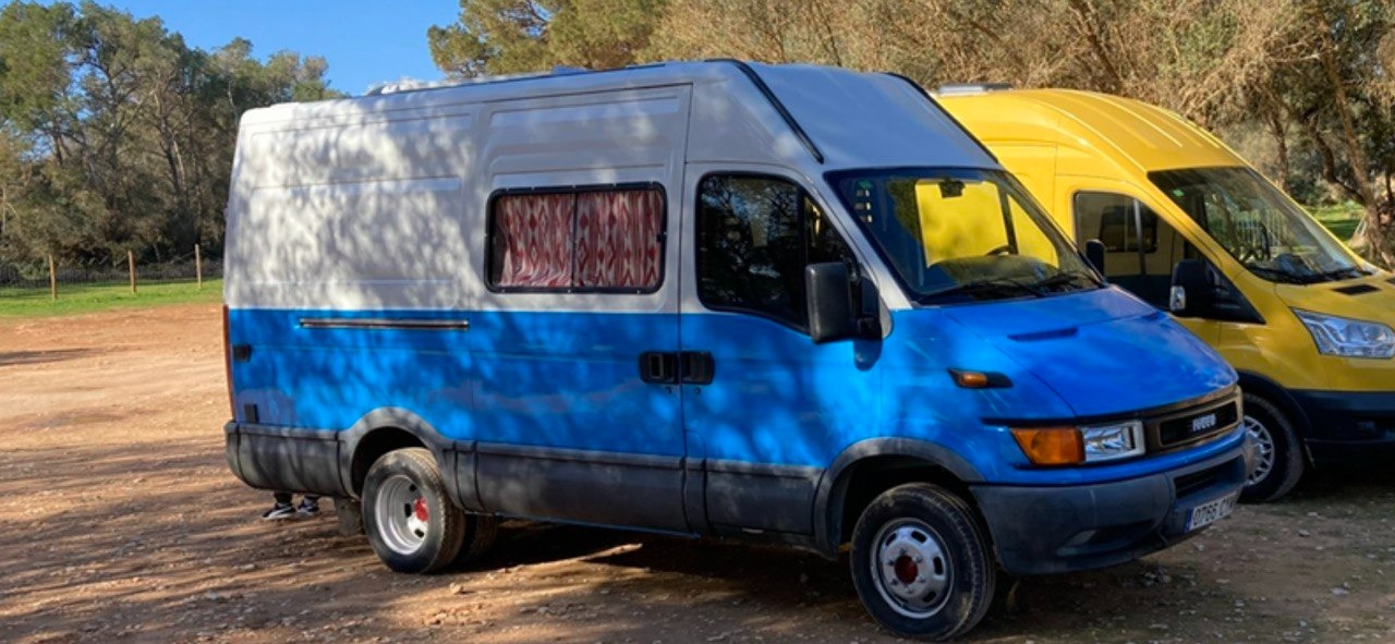 Alquiler 3 plazas CamperVan L3/H2 Iveco en Mallorca